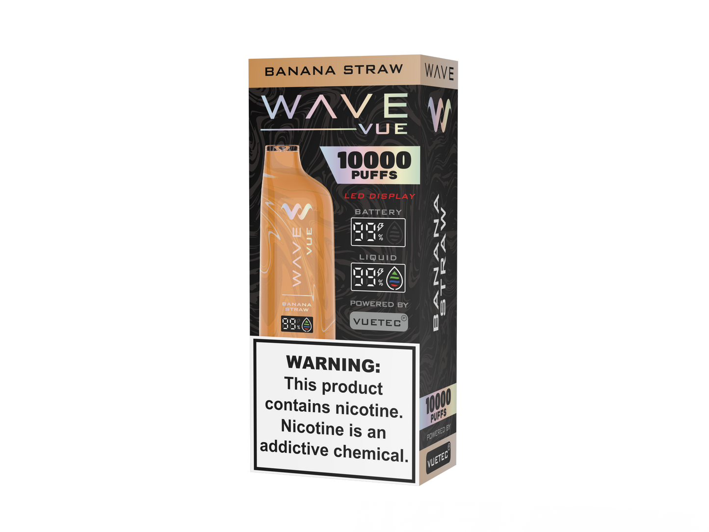 Wave Vue - Banana Straw (Box of 5)